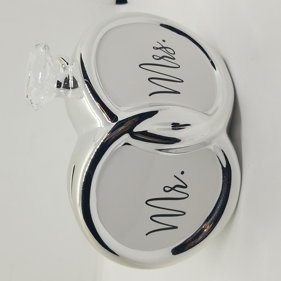 Mr. & Mrs. Bling Ring Wedding Marriage Savings Bank - Picture 3 of 12